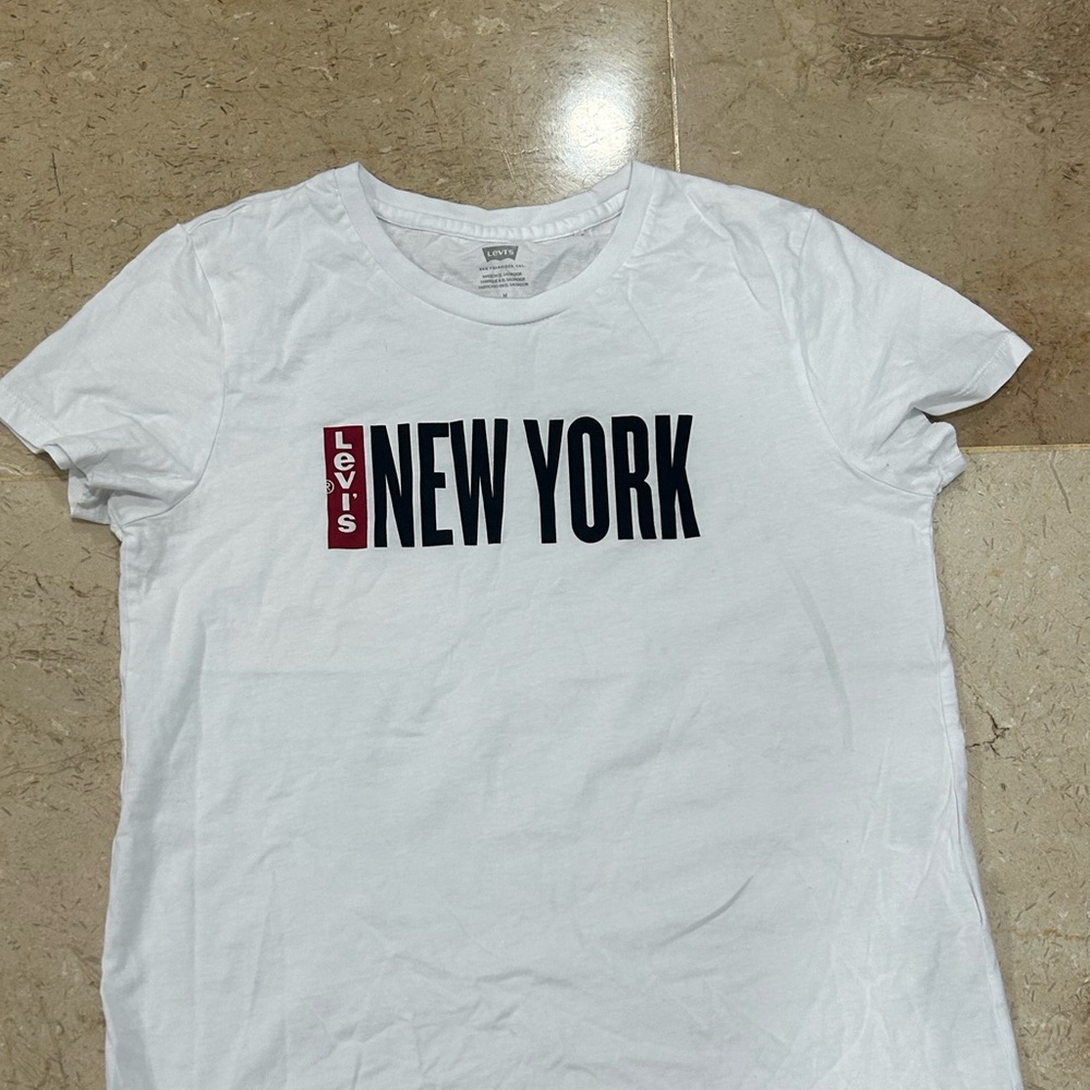 New york levi’s white shirt
